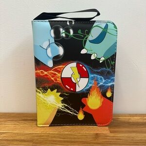 Pokemon Card Binder Trading Cards 400 Card Capacity Pokeball Multicolor